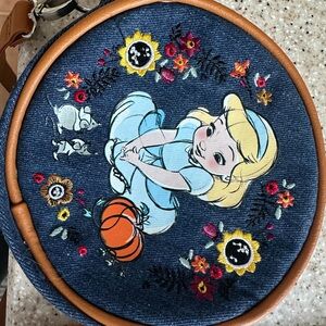 Disney Blue Denim Mini Bag with Alison Design